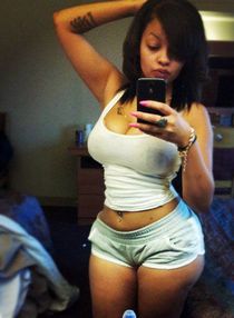 Old black exhibitionist