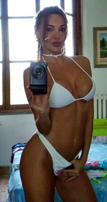 Skinny blonde.